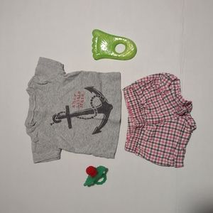 Ahoy little mate matching set 3 mo